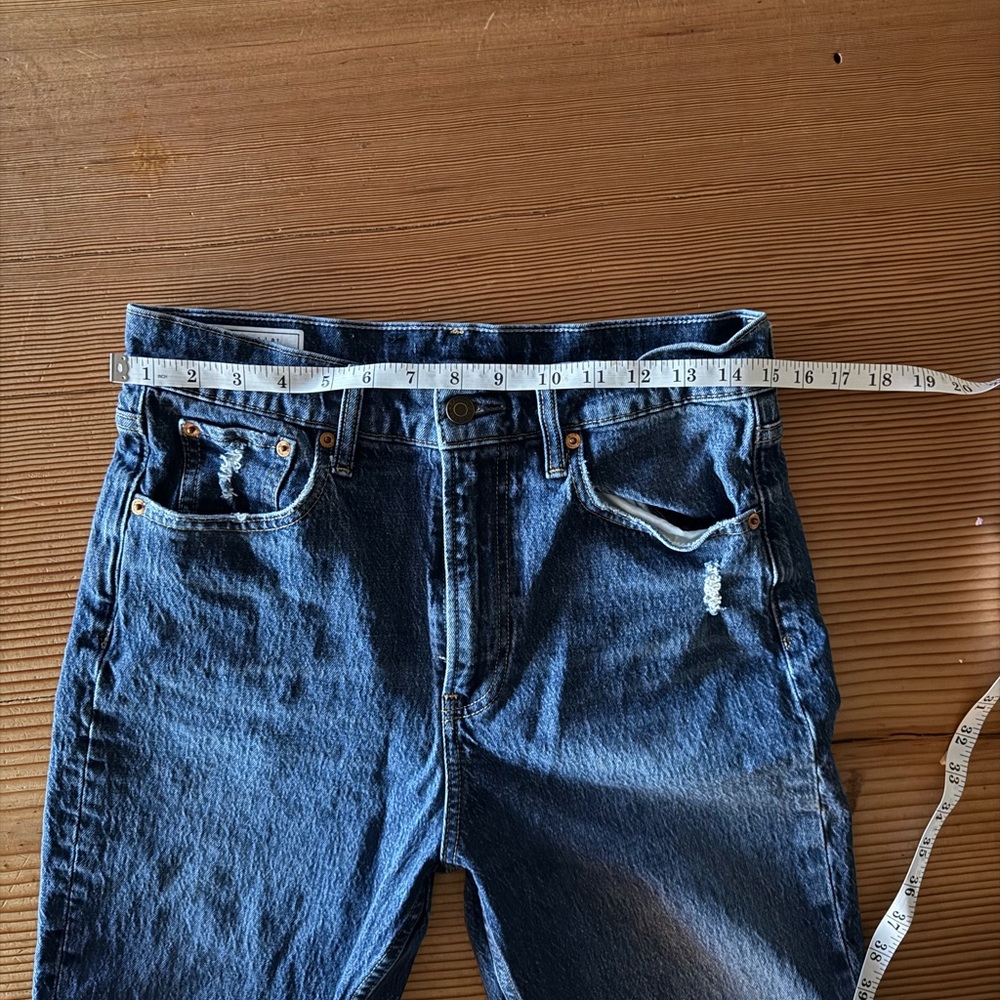 GAP Sky High Straight Blue Jeans - Picture 3 of 9